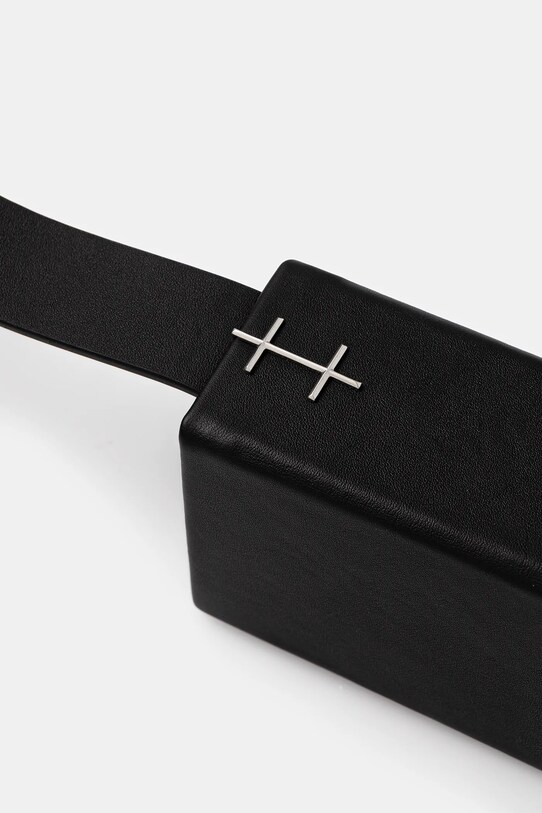 Kožená peňaženka Heliot Emil čierna SS25.16.89.BLK01.CO