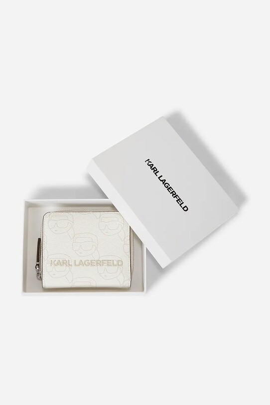 Karl Lagerfeld portfel IKON biały A2W32018
