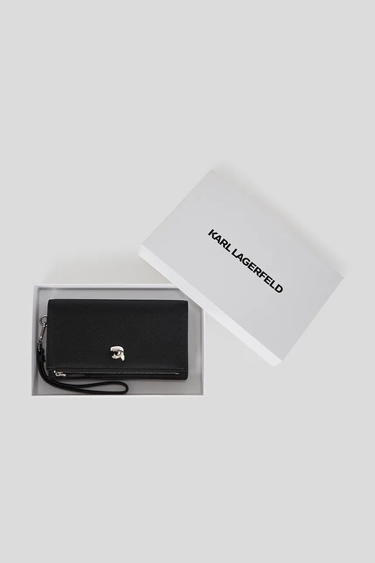 Karl Lagerfeld portfel czarny A3W32004