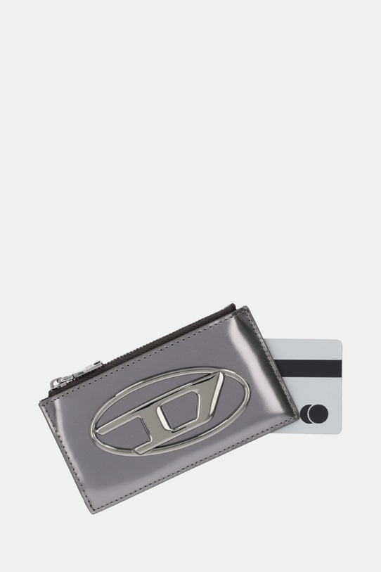 Akcesoria Diesel portfel skórzany 1DR 1DR CARD HOLDER III X10270.PS202 szary