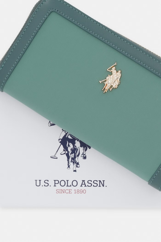 U.S. Polo Assn. portfel damski Houston WEUHU6384WZC turkusowy