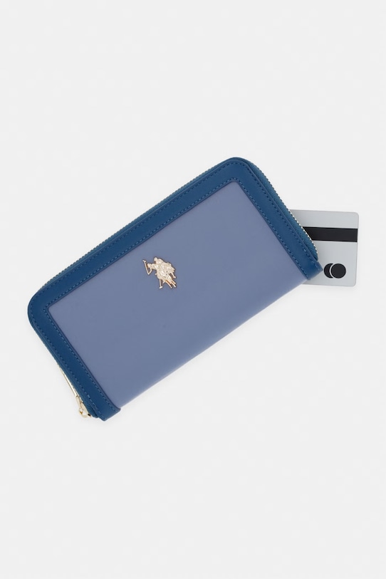 U.S. Polo Assn. portfel damski Houston niebieski WEUHU6384WZC