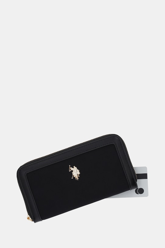 Peňaženka U.S. Polo Assn. Houston čierna WEUHU6384WZC