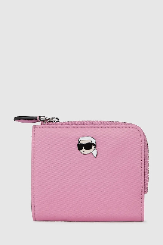 Karl Lagerfeld portofel textil roz A4W32012