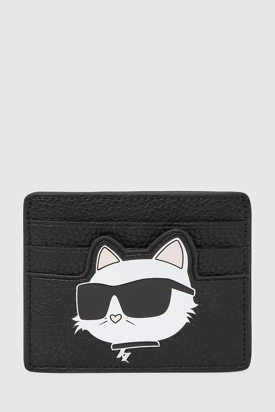 Калъф за карти Karl Lagerfeld IKON изкуствена кожа черен A4W32080