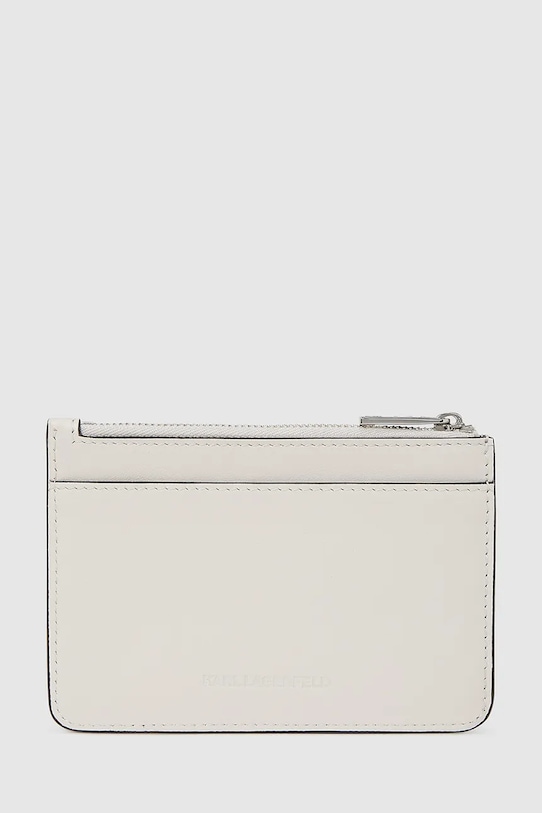 Кожен портфейл Karl Lagerfeld IKON A4W32028 бежов AA00