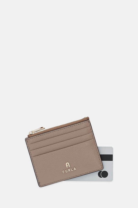 Akcesoria Furla portfel skórzany WP00388.ARE000.1257S beżowy