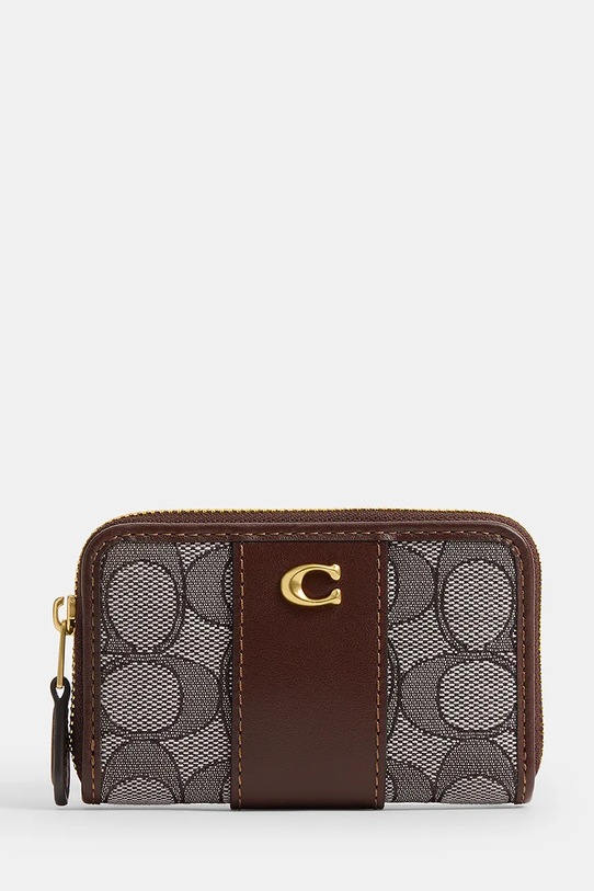 Coach portfel damski brązowy CDG67