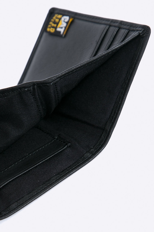 Accesorii CAT Footwear portofel de piele 80600.80 negru