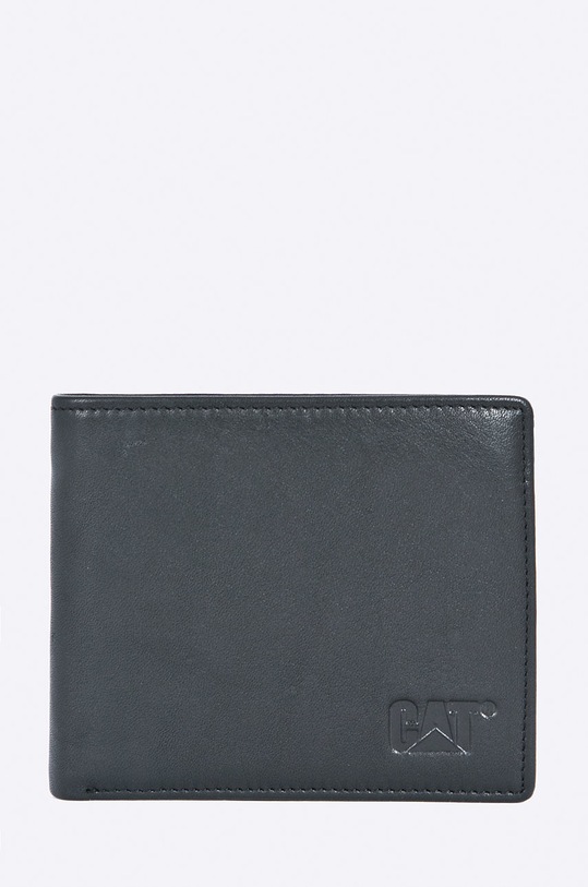 CAT Footwear portofel de piele negru 80602.80