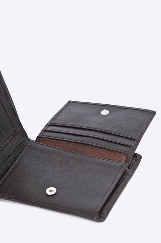 Accesorii CAT Footwear portofel de piele 80602.81 maro