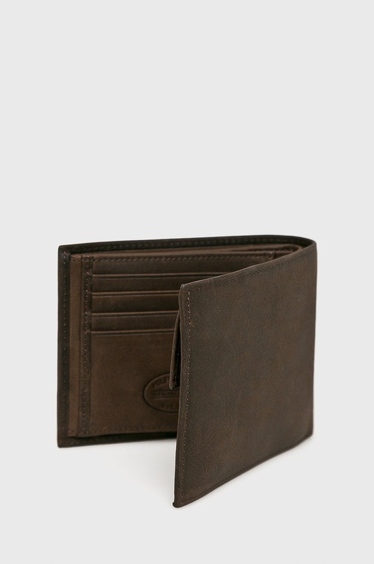 Tommy Hilfiger - Portfel skórzany Johnson AM0AM00665 AM0AM00665 brązowy AA00