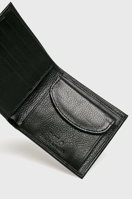 Polo Ralph Lauren - Portfel skórzany 405526127002 405526127002 czarny AA00