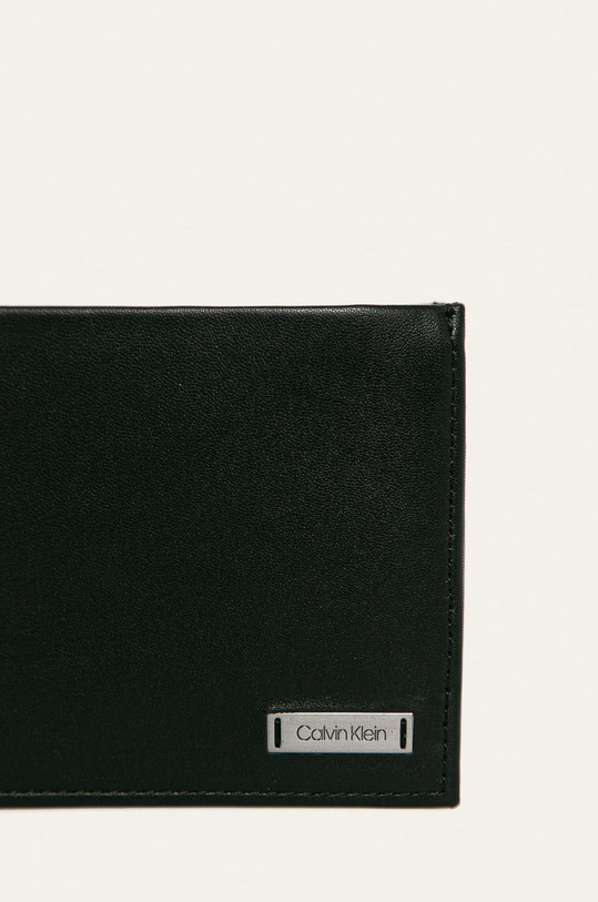 Calvin Klein - Kožená peňaženka K50K504303 čierna AA00