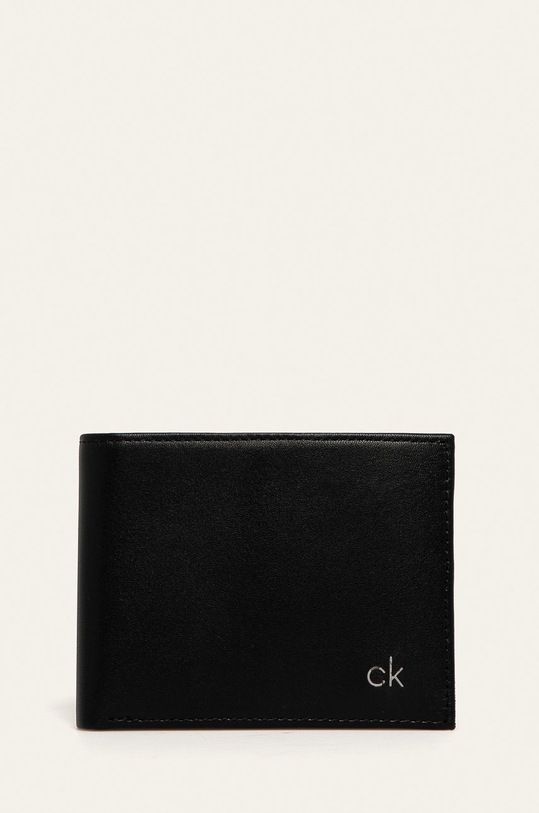 Calvin Klein - Portfel skórzany czarny K50K504296