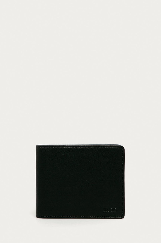 HUGO - Portfel skórzany 50312009 skóra licowa czarny 50312009