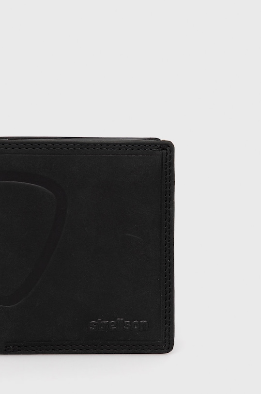 Δερμάτινο πορτοφόλι Strellson μαύρο 4010000047.900