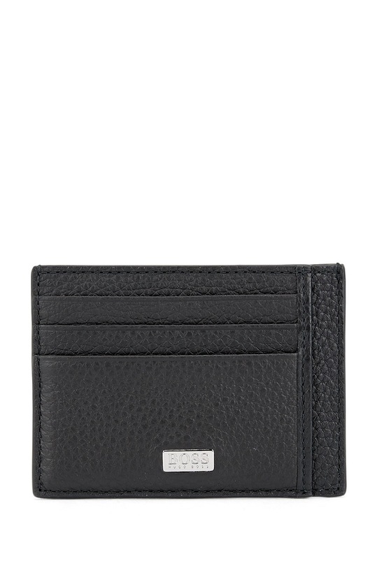 BOSS Portfel skórzany 50441034.NOS skóra licowa czarny 50441034.NOS