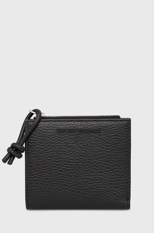 Кожаный кошелек Emporio Armani кожа чёрный Y4R262.Y068E.NOS
