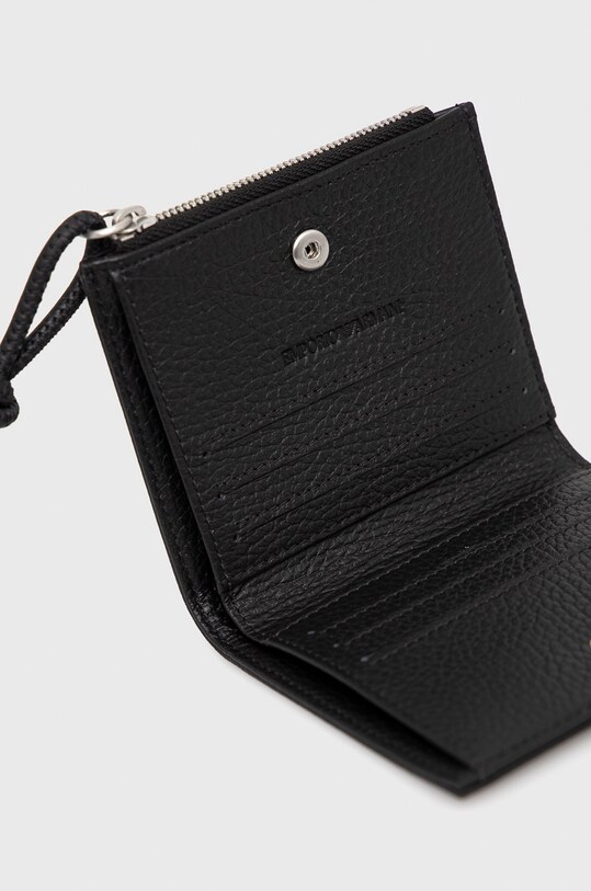 Kožni novčanik Emporio Armani Y4R262.Y068E.NOS crna AA00