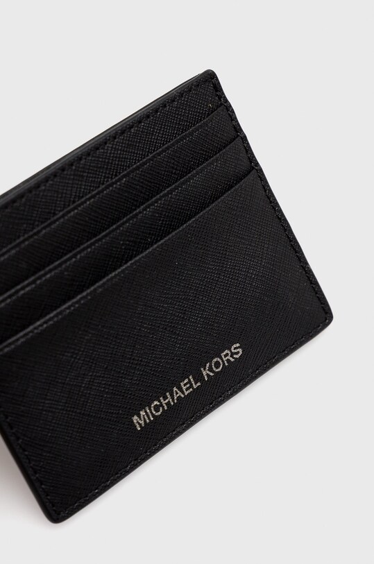 Шкіряний чохол на банківські карти Michael Kors 39F6LHRD2L чорний AA00