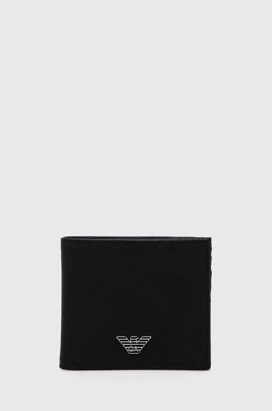 Emporio Armani portofel imitatie de piele negru Y4R168.Y138E.NOS