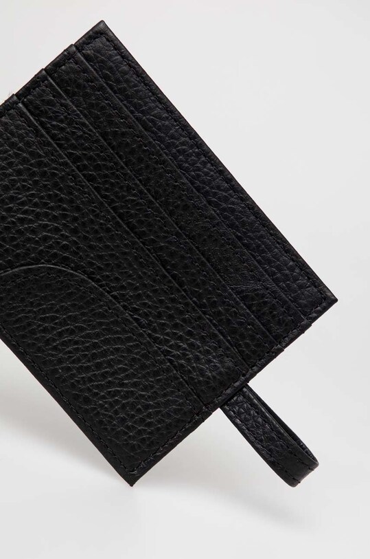 Шкіряний гаманець Emporio Armani чорний Y4R283.Y068E.NOS