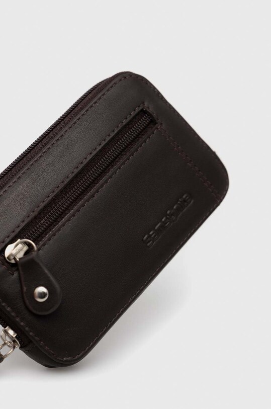 Akcesoria Samsonite etui na klucze skórzane 127078.1320 brązowy