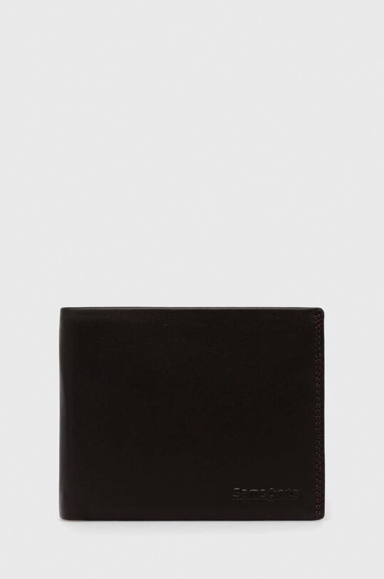Samsonite portafoglio in pelle pelle fiore marrone 123999.1320