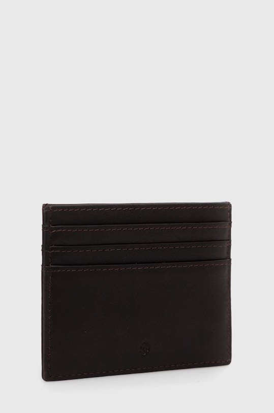 Samsonite etui na karty skórzane 135058.1320 brązowy AA00