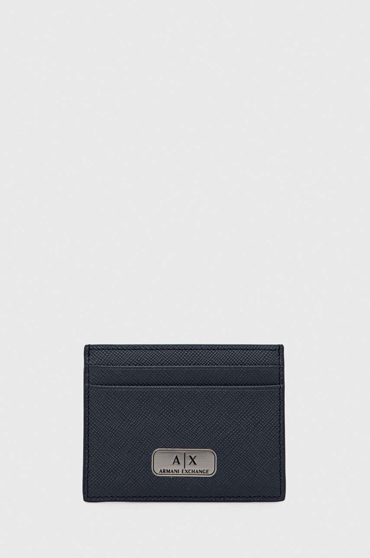 Armani Exchange etui na karty skórzane etui na karty szary 958053.CC843.NOS