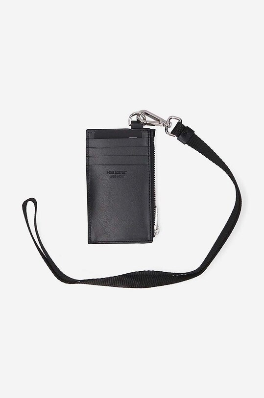 Dodaci Etui za kartice Neil Barett Linear Chaotic Bolt Leath PBSG205B.U9202 crna