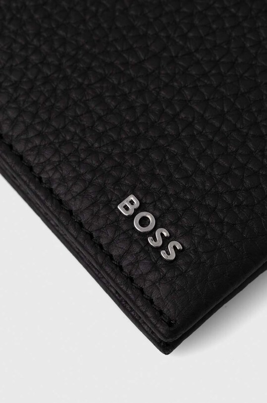 Akcesoria BOSS portfel skórzany 50474416 czarny