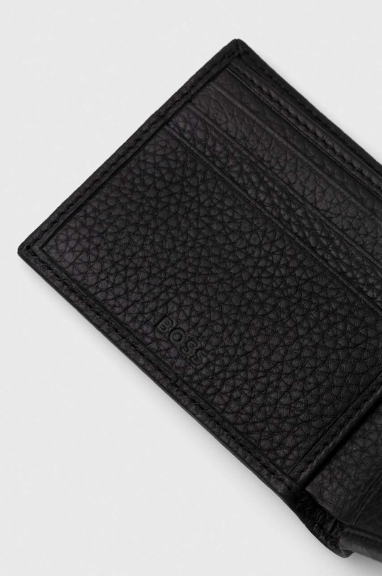 Kožená peněženka BOSS černá 50474416