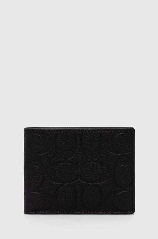 Coach portofel de piele piele negru C1234