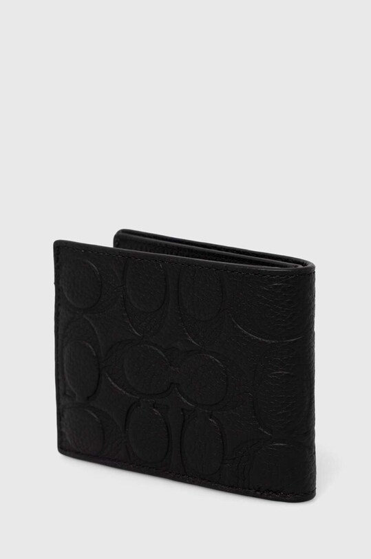 Coach portofel de piele C1234 negru AA00