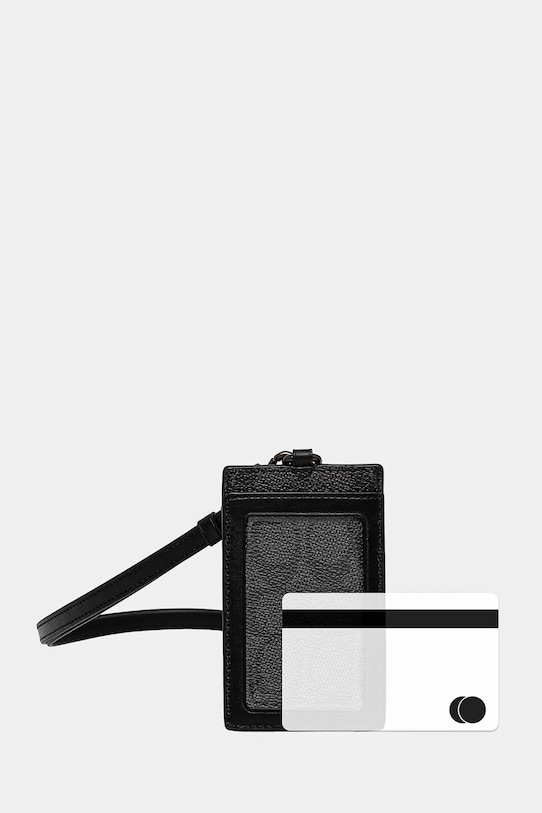 Coach card holder CU476 negru