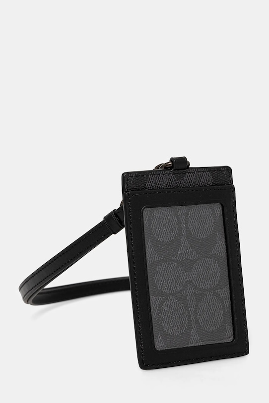 Coach card holder CU476 negru AA00