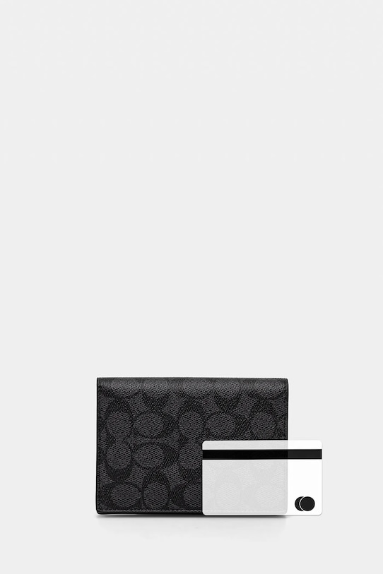 Coach husa de pasaport negru 37470