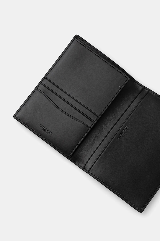 Coach husa de pasaport 37470 negru AA00