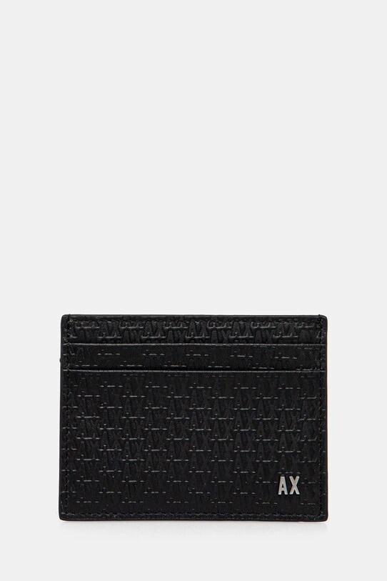Шкіряний чохол на банківські карти Armani Exchange чохол для карт чорний 958053.4R847.NOS