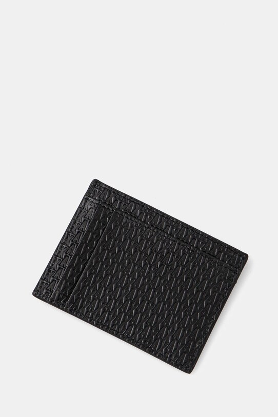 Шкіряний чохол на банківські карти Armani Exchange 958053.4R847.NOS чорний AA00