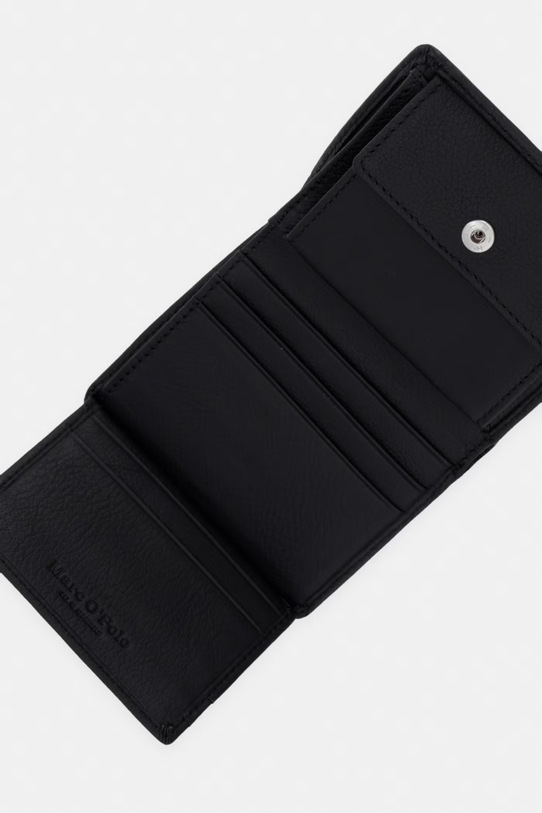 Akcesoria Marc O'Polo portfel męski skórzany 5000006735 czarny