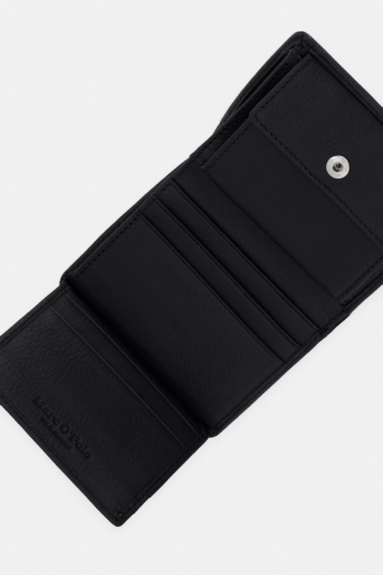 Akcesoria Marc O'Polo portfel męski skórzany 5000006735 czarny