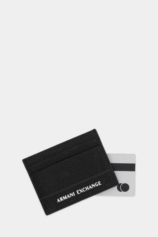 Dodaci Kožni etui za kartice Armani Exchange XM000169.AF17217.NOS crna