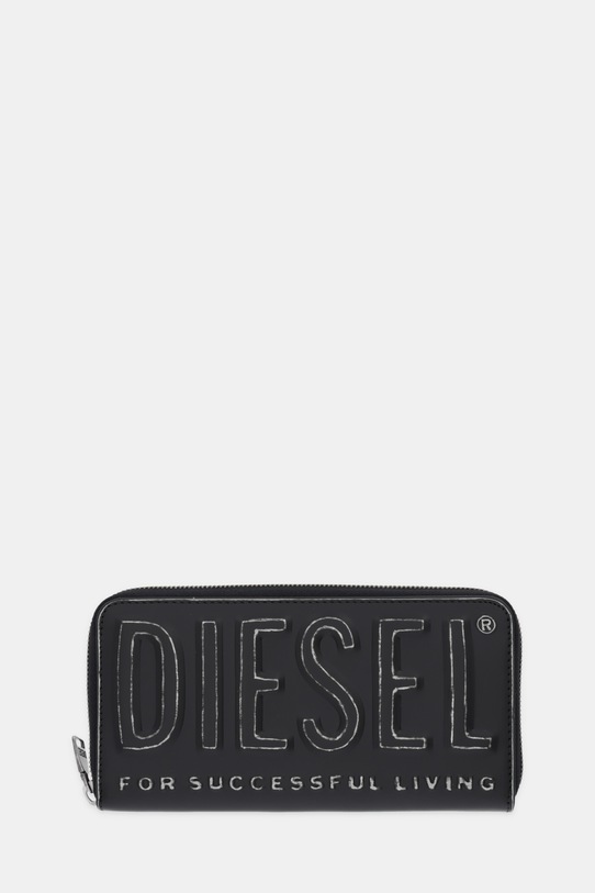 Diesel portfel DSL 3D DSL 3D syntetyczny czarny X10006.P8078