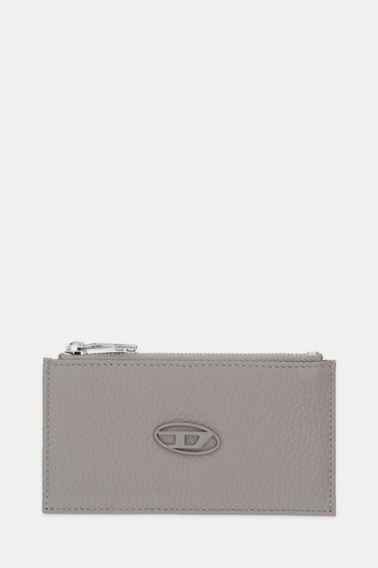 Diesel portfel skórzany HISSU EVO HISSU EVO skóra licowa szary X10299.P0685