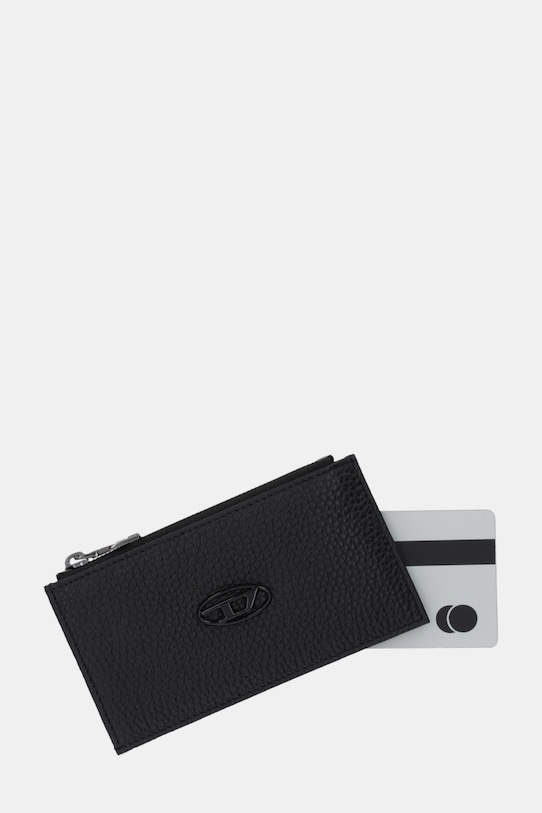 Akcesoria Diesel portfel skórzany HISSU EVO HISSU EVO X10299.P0685 czarny