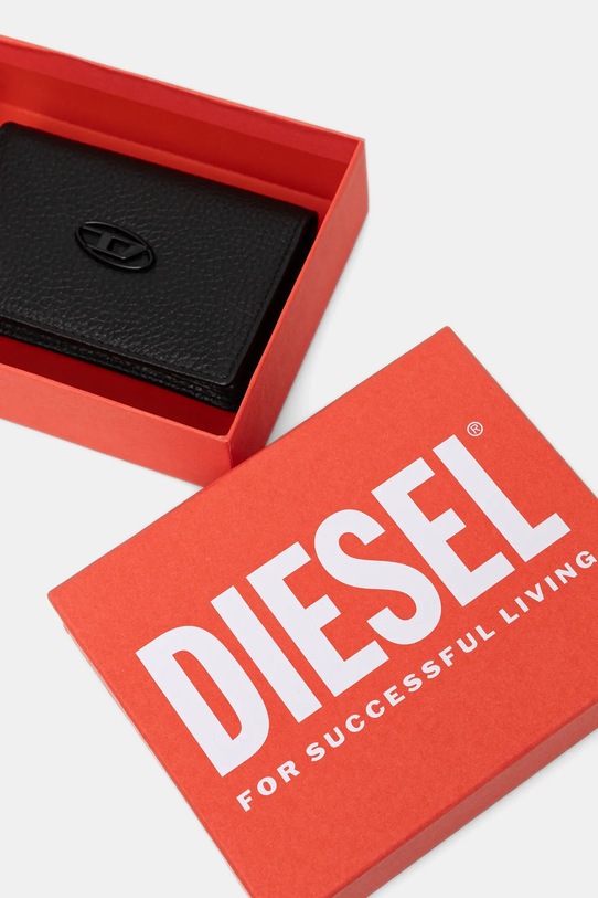 Шкіряний гаманець Diesel HISSU EVO HISSU EVO X10385.P0685 чорний