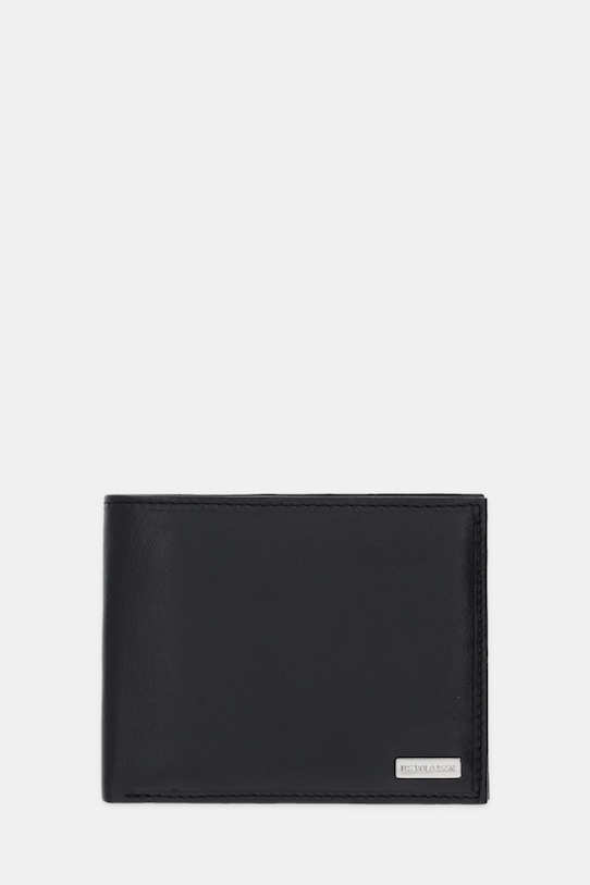 Kožni novčanik U.S. Polo Assn. Utah H. bez uzorka crna WEUUA2612MHA